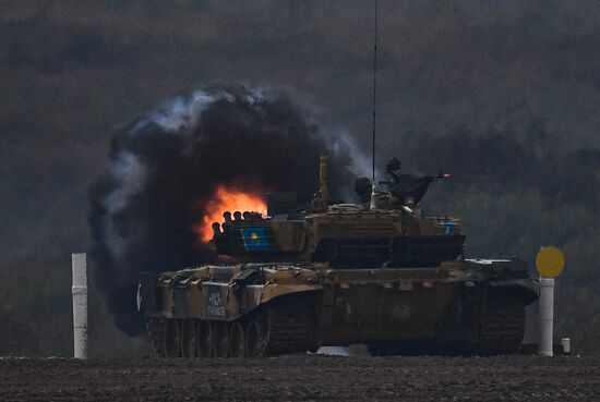 Russia Army Games Tank Biathlon