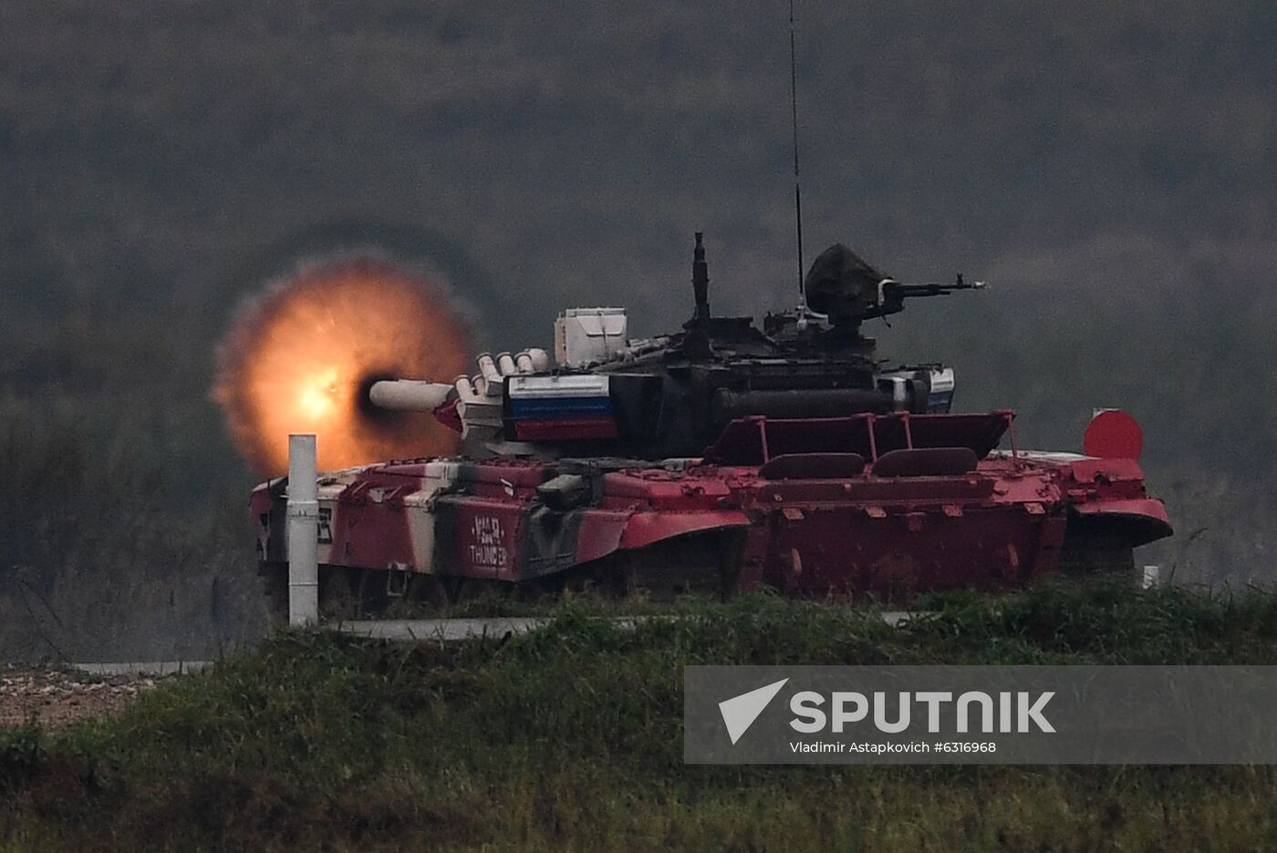 Russia Army Games Tank Biathlon