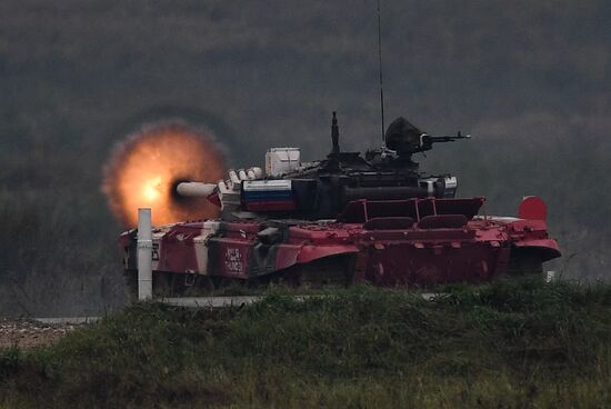 Russia Army Games Tank Biathlon