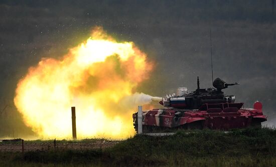 Russia Army Games Tank Biathlon