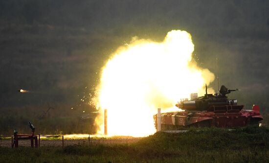 Russia Army Games Tank Biathlon