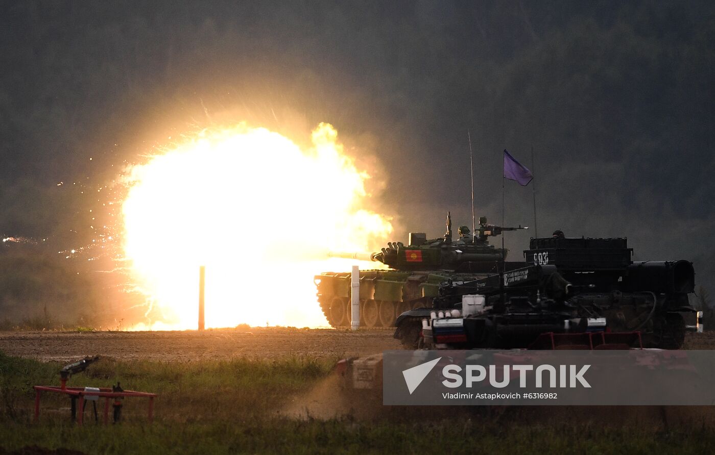 Russia Army Games Tank Biathlon