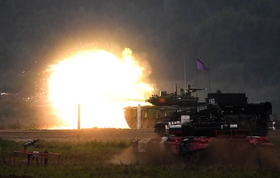 Russia Army Games Tank Biathlon