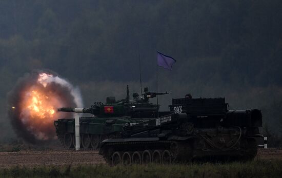 Russia Army Games Tank Biathlon