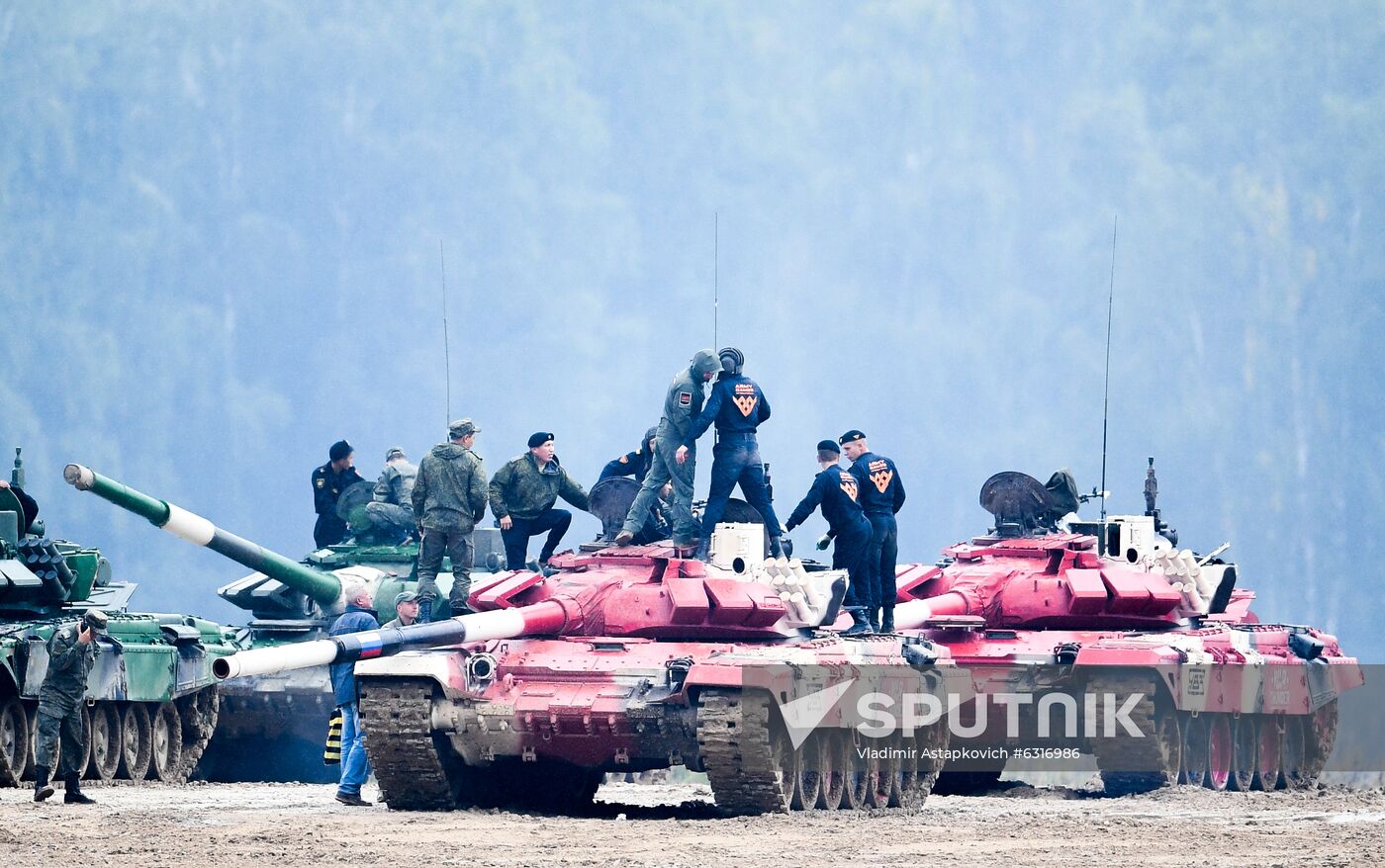 Russia Army Games Tank Biathlon