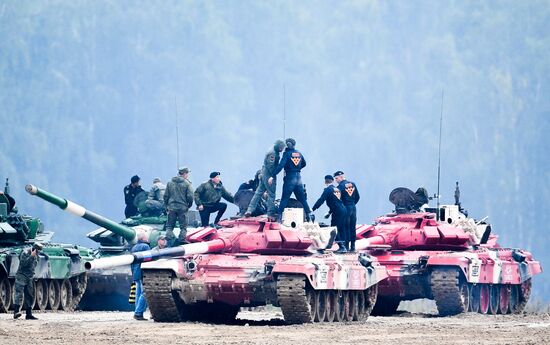 Russia Army Games Tank Biathlon