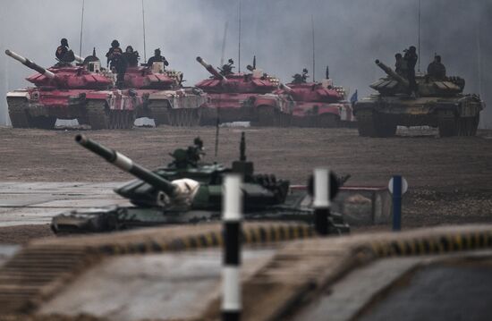 Russia Army Games Tank Biathlon