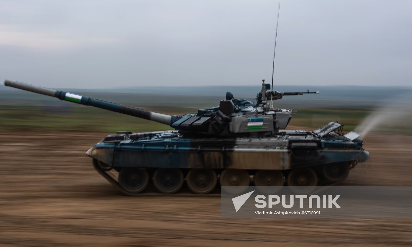 Russia Army Games Tank Biathlon
