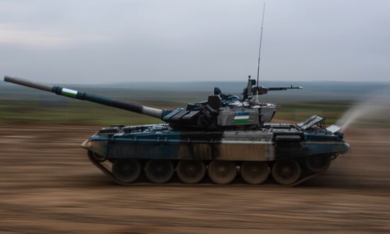 Russia Army Games Tank Biathlon