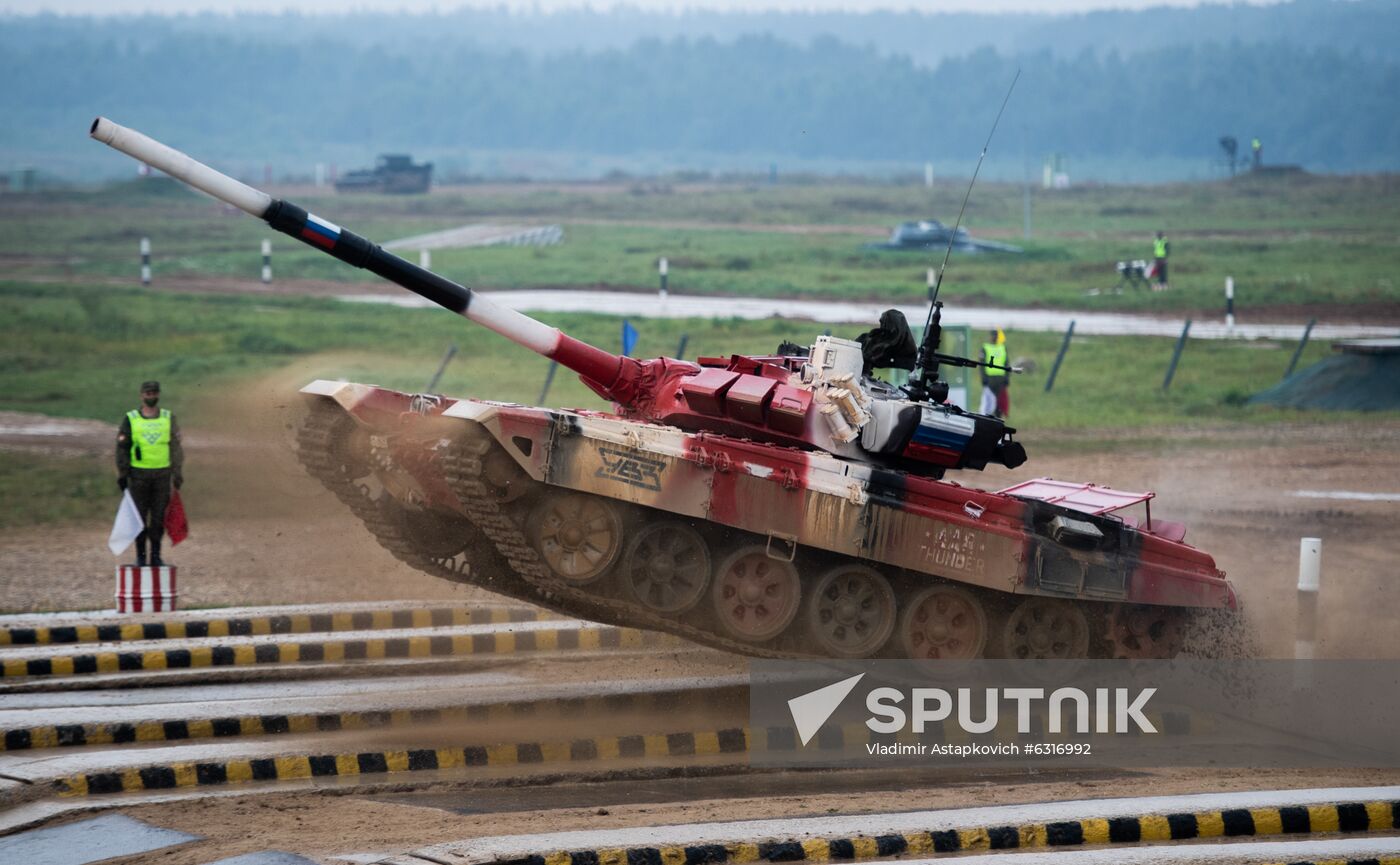 Russia Army Games Tank Biathlon