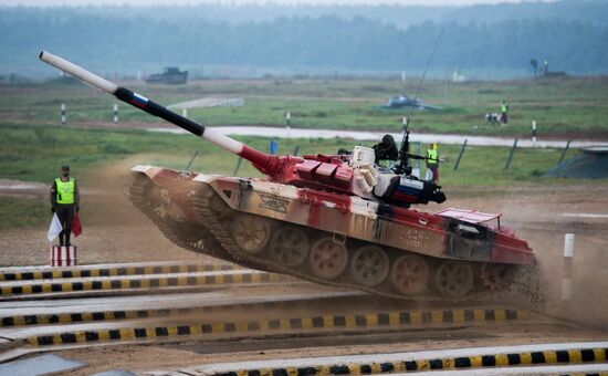 Russia Army Games Tank Biathlon