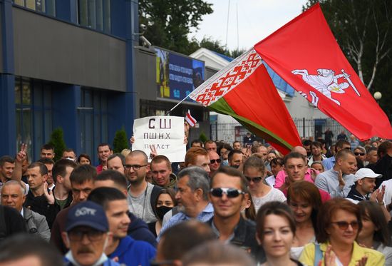 Belarus Presidential Election Protest 