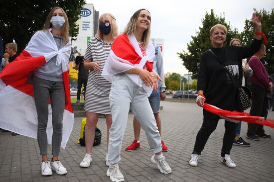 Belarus Presidential Election Protest 