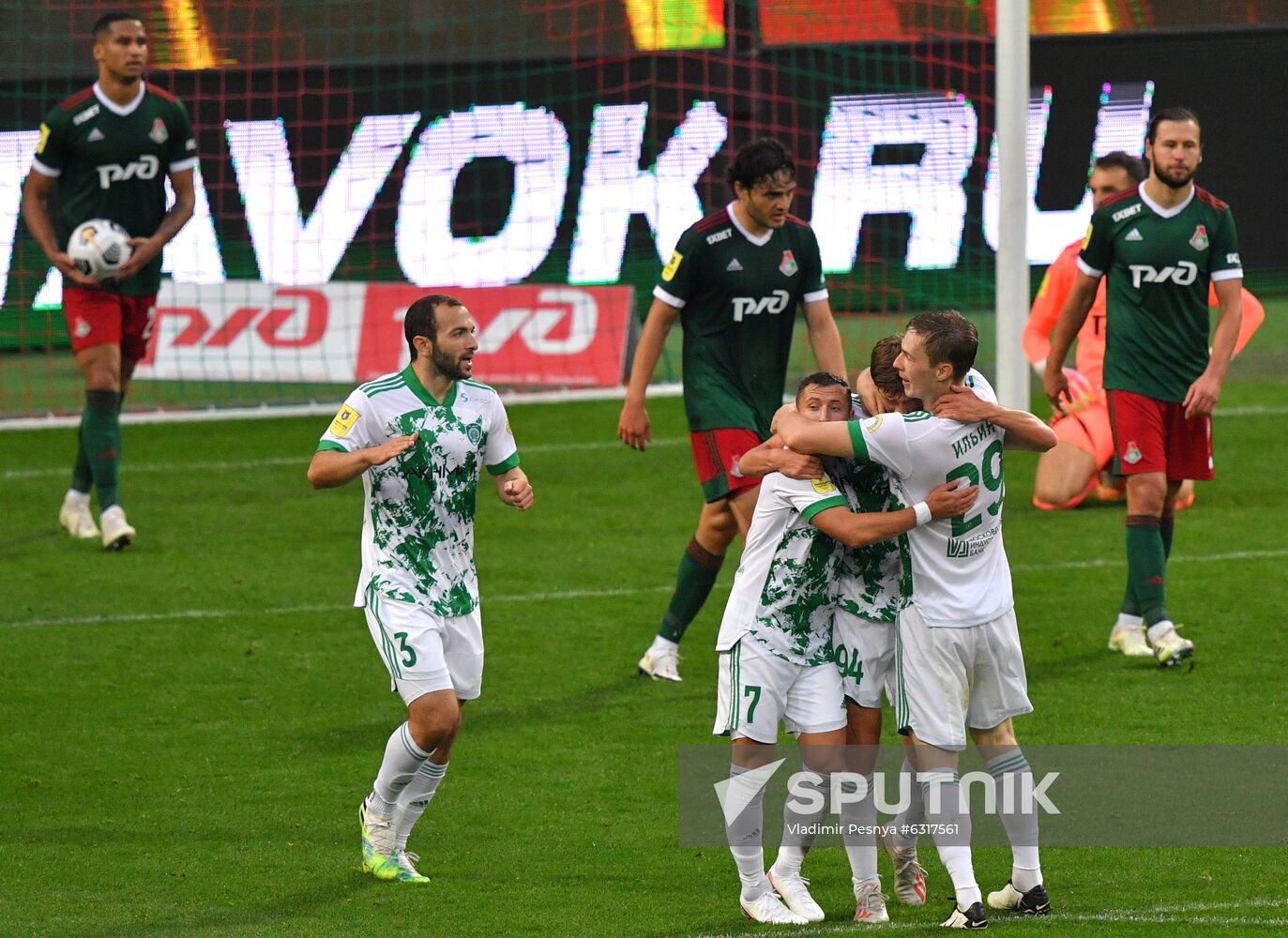 Russia Soccer Premier-League Lokomotiv - Akhmat