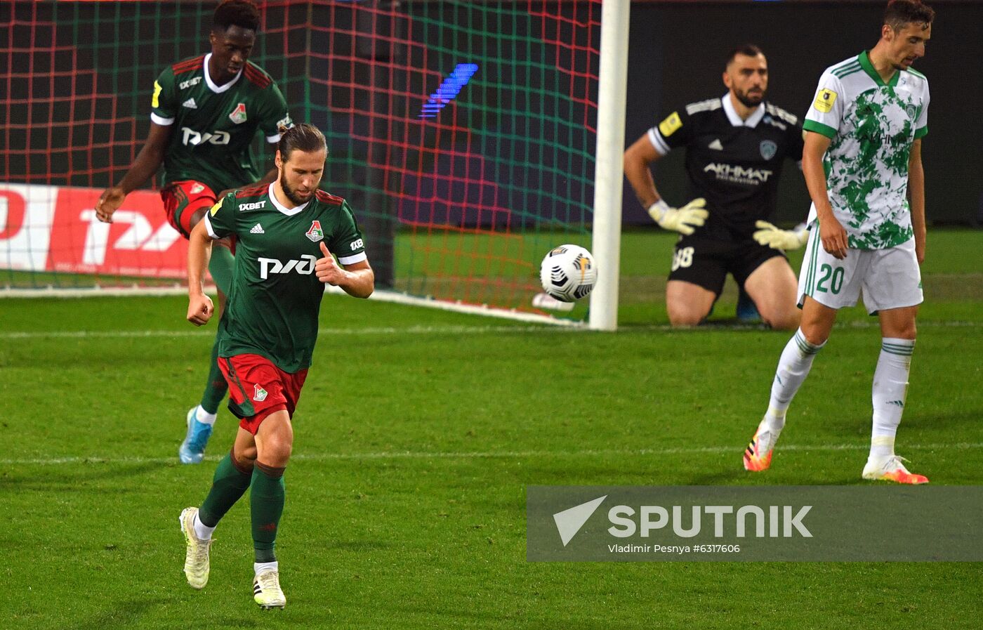 Russia Soccer Premier-League Lokomotiv - Akhmat