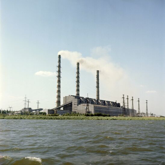 50th Anniversary of Soviet Power State Regional Power Plant in Moldavia
