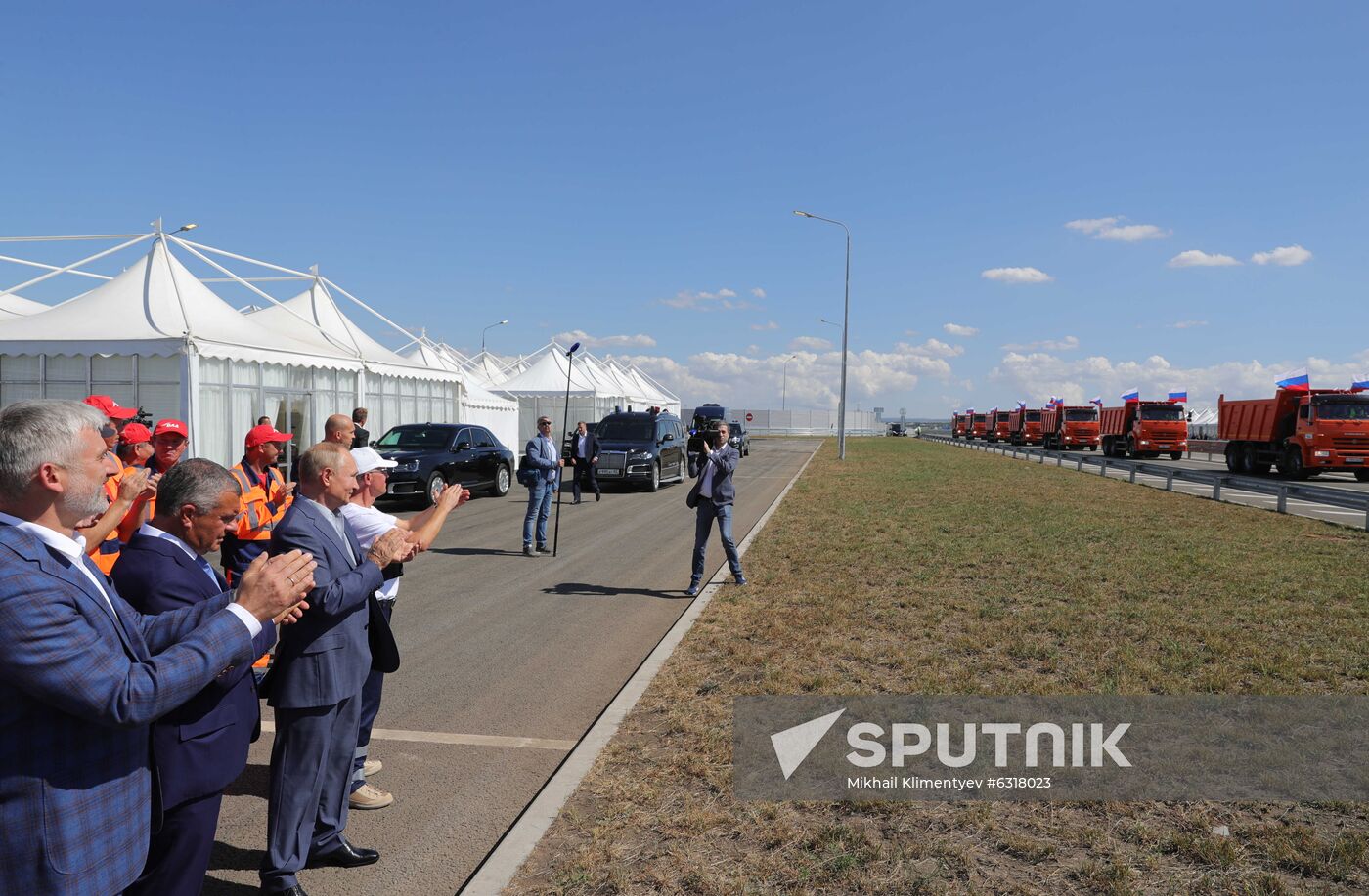 Russia Putin Crimea Tavrida Highway