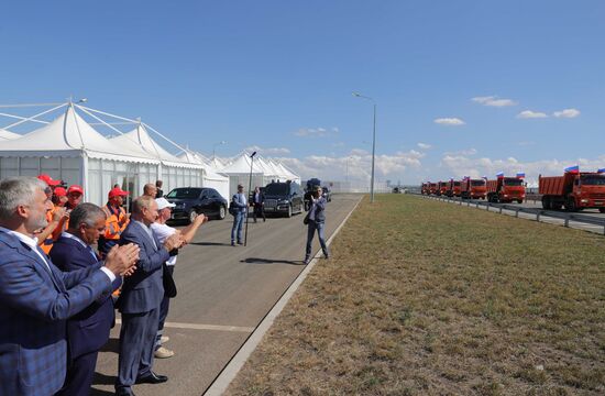 Russia Putin Crimea Tavrida Highway