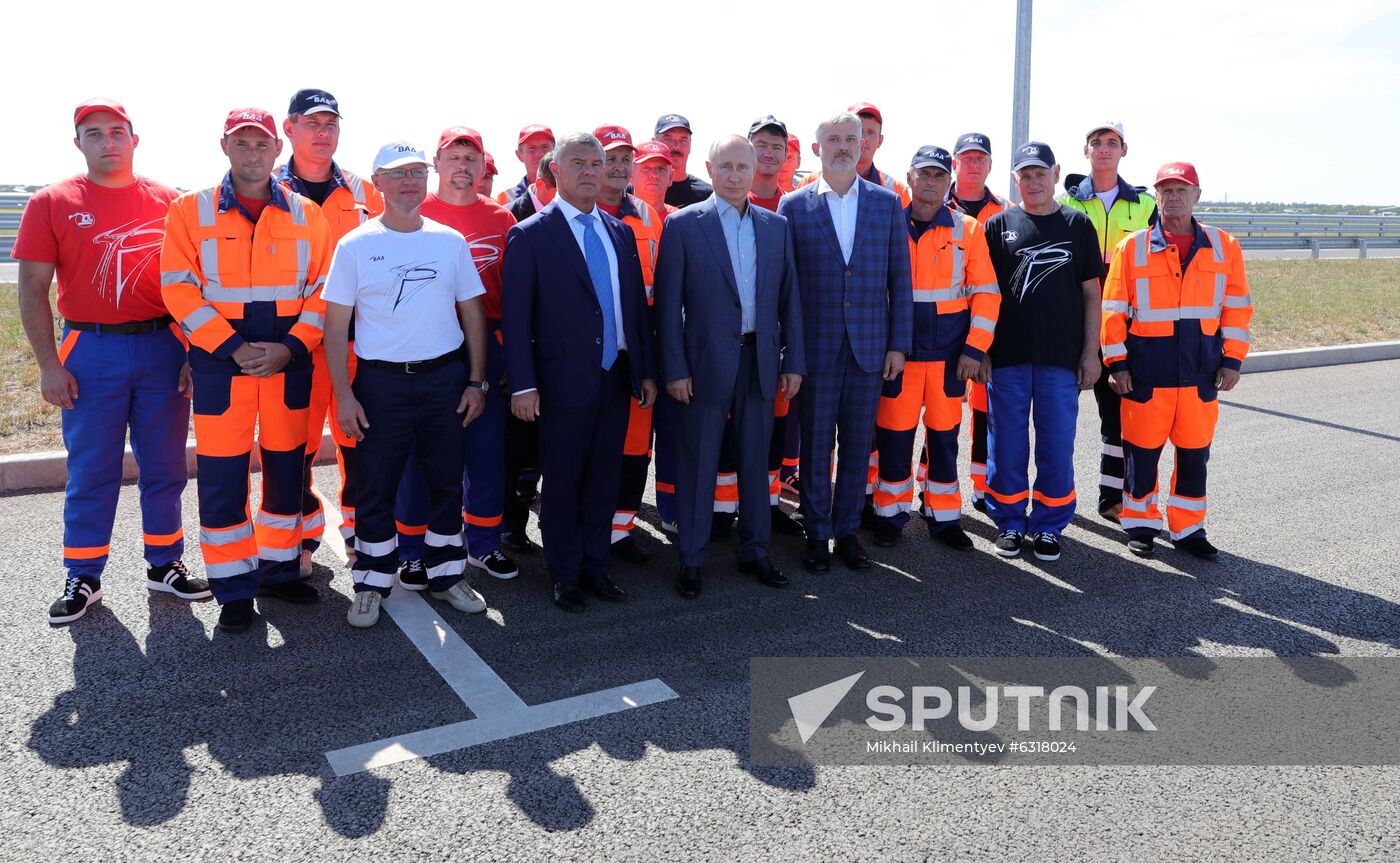 Russia Putin Crimea Tavrida Highway
