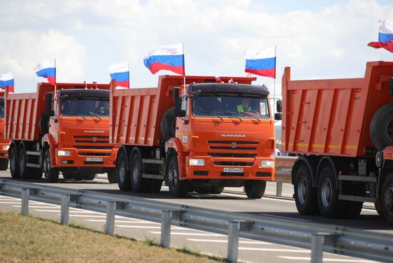 Russia Putin Crimea Tavrida Highway