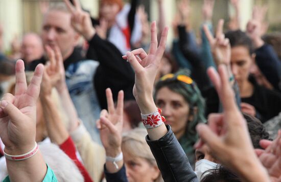 Belarus Presidential Election Protest 
