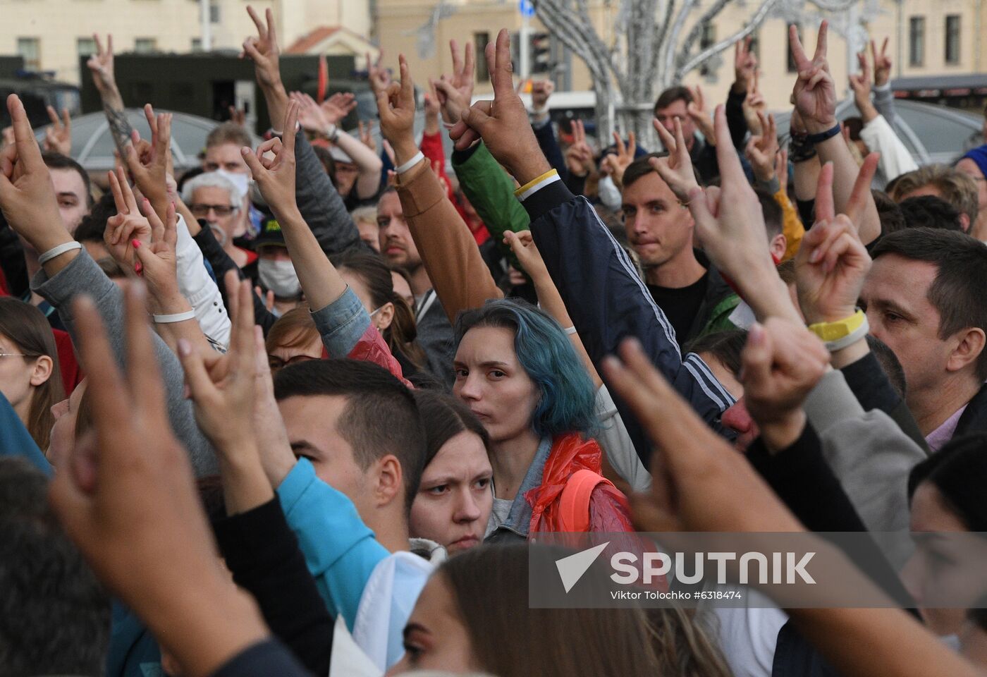 Belarus Presidential Election Protest 