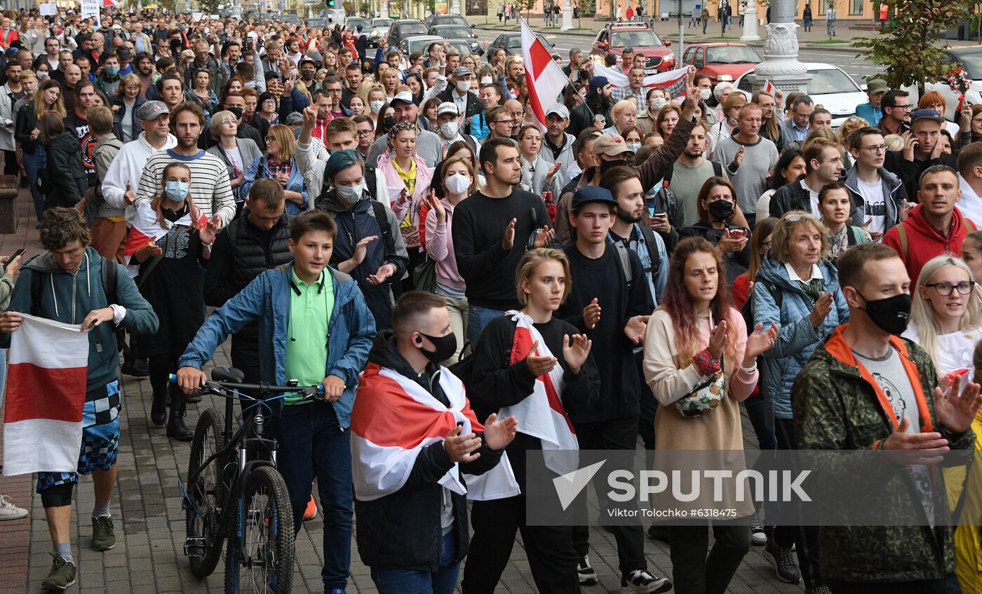 Belarus Presidential Election Protest 