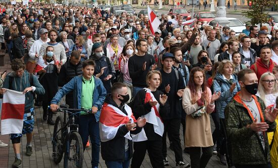 Belarus Presidential Election Protest 