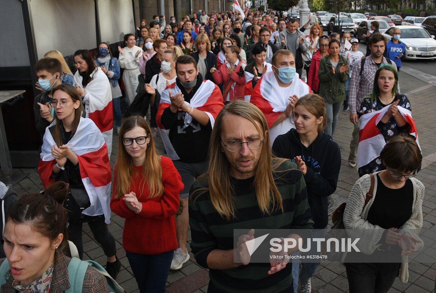 Belarus Presidential Election Protest 