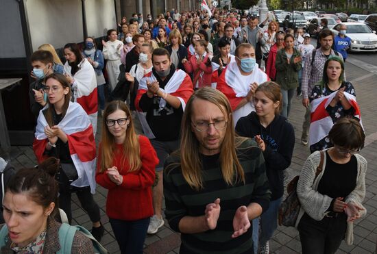 Belarus Presidential Election Protest 