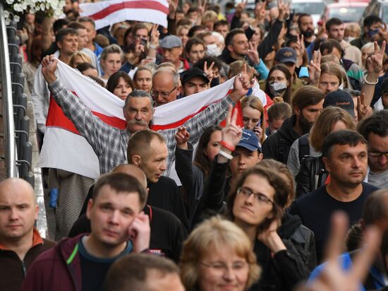 Belarus Presidential Election Protest 
