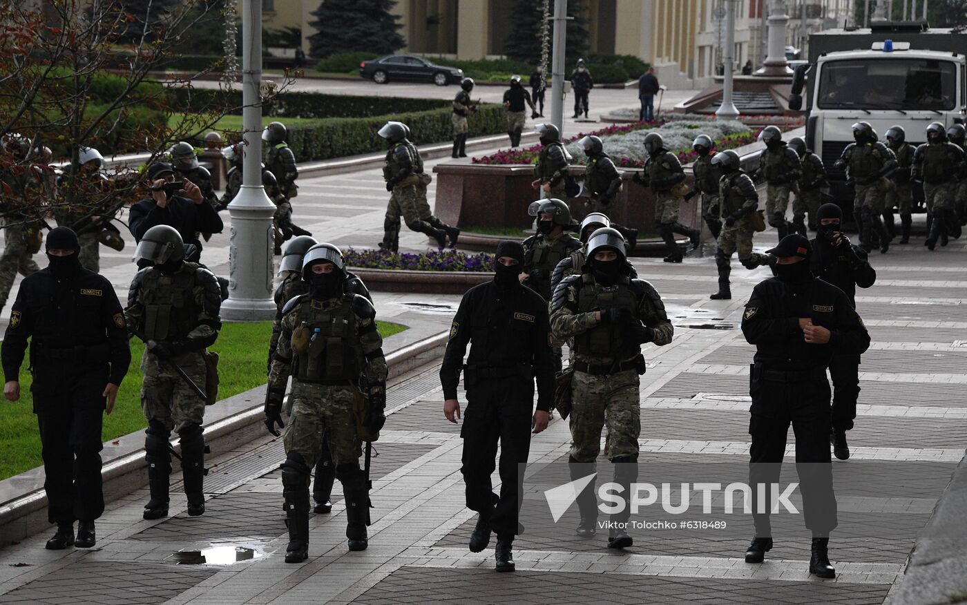 Belarus Presidential Election Protest 