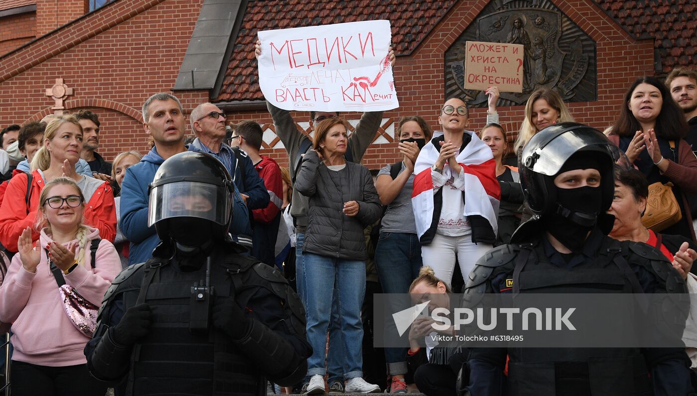 Belarus Presidential Election Protest 