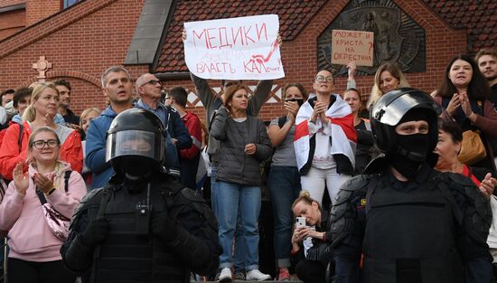 Belarus Presidential Election Protest 