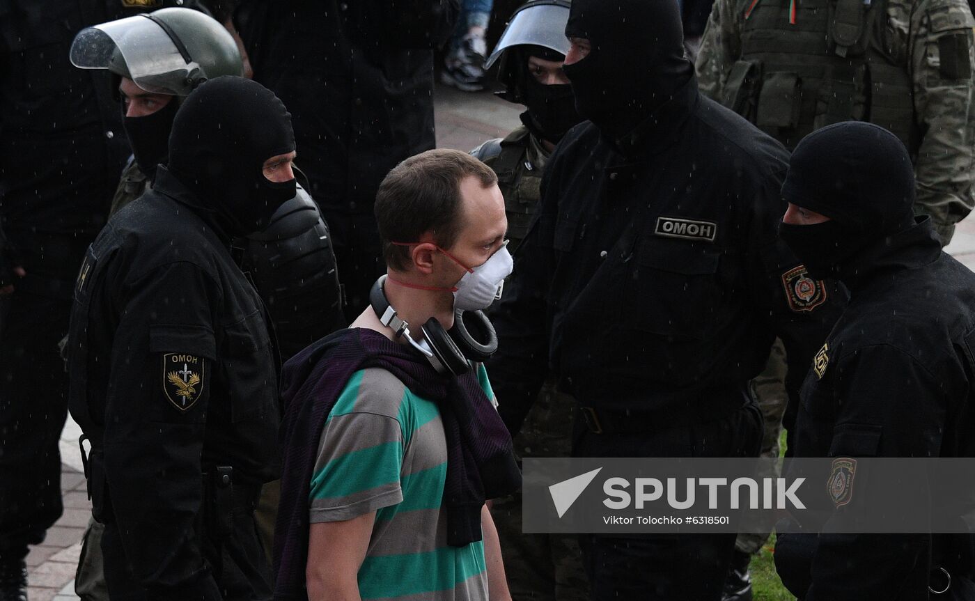 Belarus Presidential Election Protest 