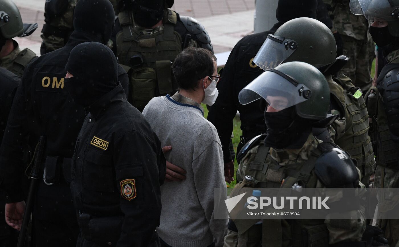 Belarus Presidential Election Protest 