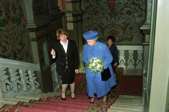 Queen of Great Britain Elizabeth II visits Russian Federation