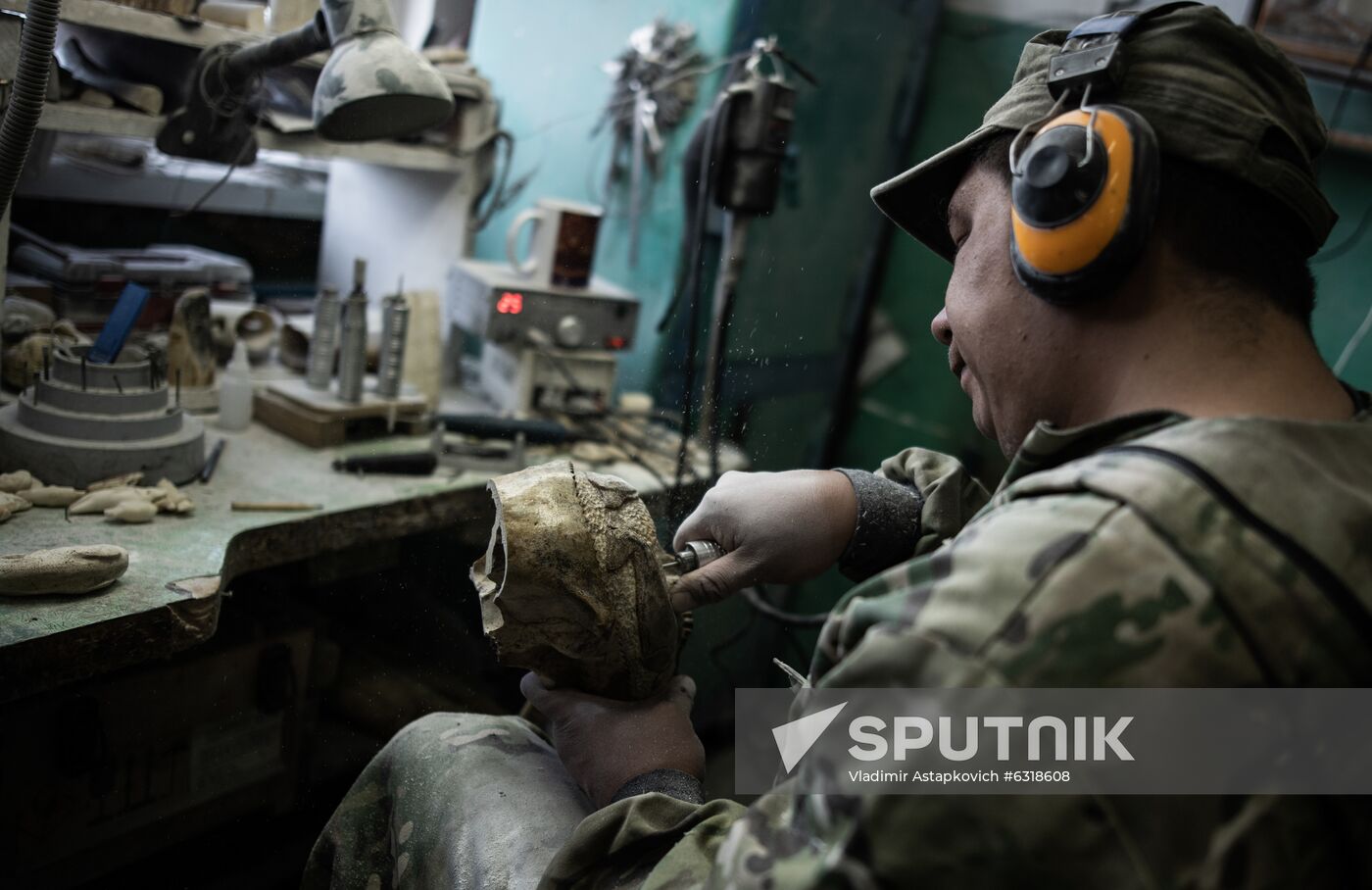 Russia Chukotka Bone Carving