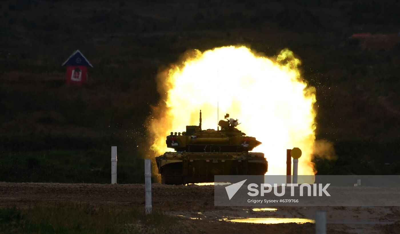 Russia Army Games Tank Biathlon