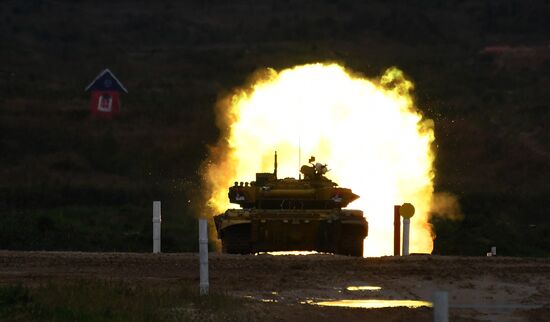 Russia Army Games Tank Biathlon