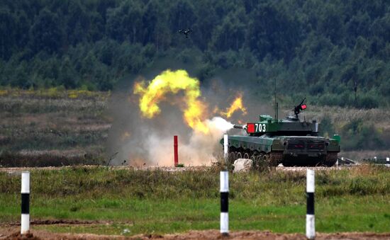 Russia Army Games Tank Biathlon
