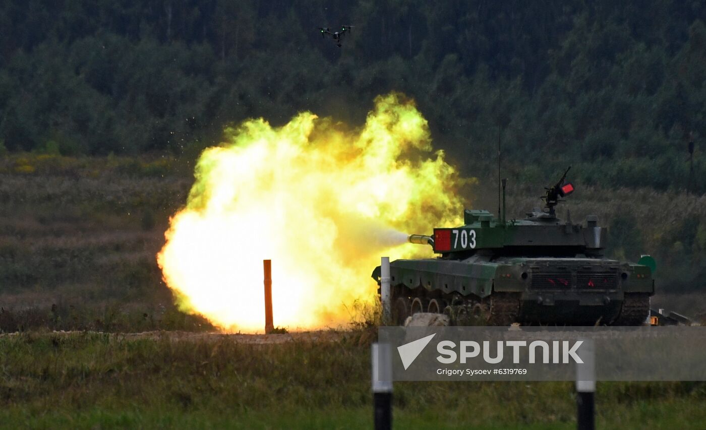 Russia Army Games Tank Biathlon