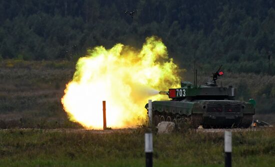 Russia Army Games Tank Biathlon