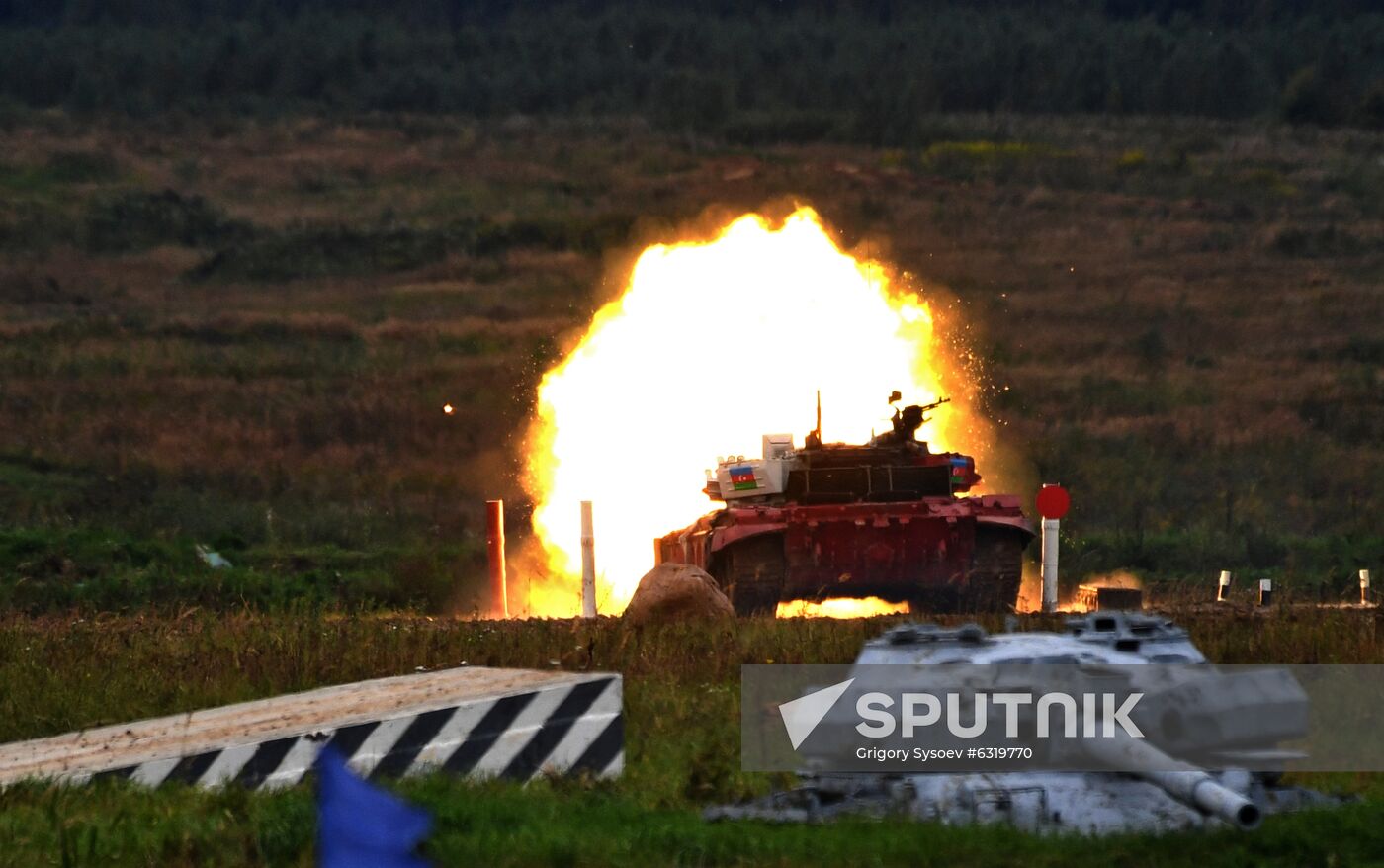 Russia Army Games Tank Biathlon