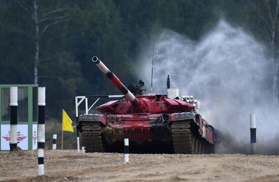 Russia Army Games Tank Biathlon