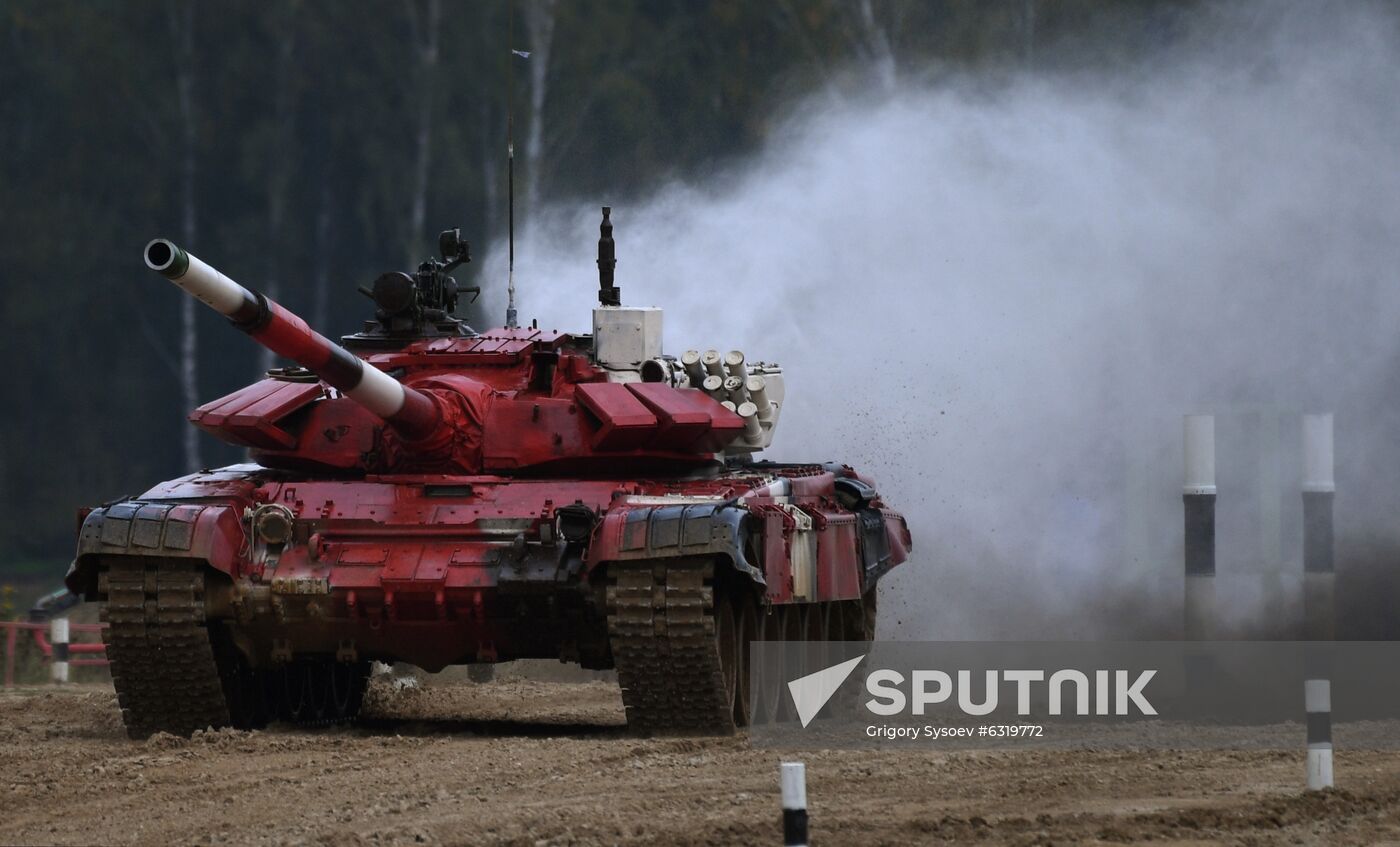 Russia Army Games Tank Biathlon