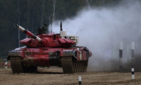 Russia Army Games Tank Biathlon