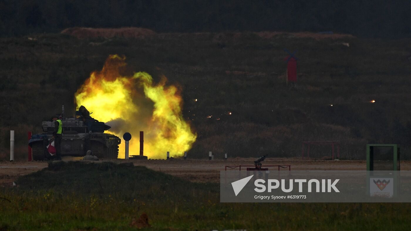 Russia Army Games Tank Biathlon