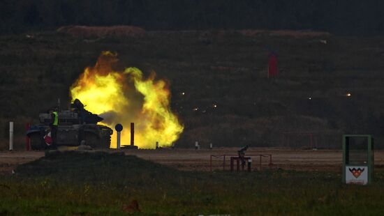 Russia Army Games Tank Biathlon
