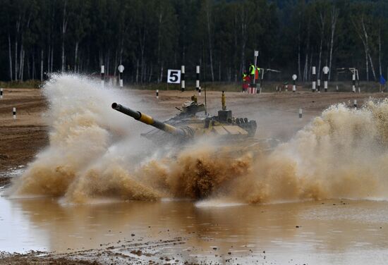 Russia Army Games Tank Biathlon